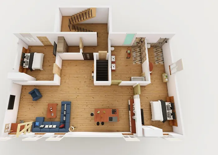 Harzer Healing Center 2024 Gemuetliche Landhauswohnung Mit Fussbodenheizung,Xxl Kochinsel,Xxl Regenduschen,Modern,Hochwertig,Persoenlich,Vollausgestattet