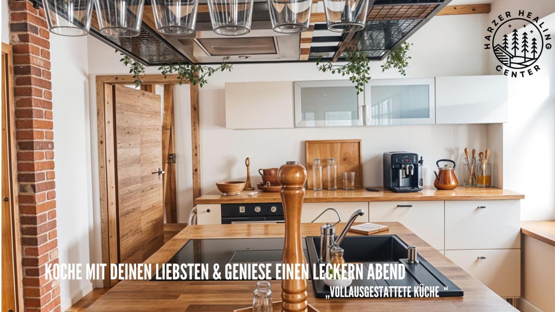Apartment Harzer Healing Center 2024 Gemuetliche Landhauswohnung Mit Fussbodenheizung,xxl Kochinsel,xxl Regenduschen,modern,hochwertig,persoenlich,vollausgestattet