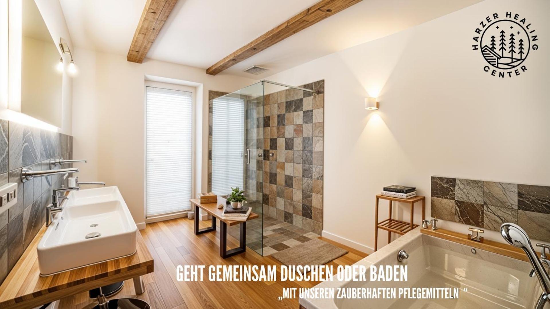 Apartment Harzer Healing Center 2024 Gemuetliche Landhauswohnung Mit Fussbodenheizung,xxl Kochinsel,xxl Regenduschen,modern,hochwertig,persoenlich,vollausgestattet *