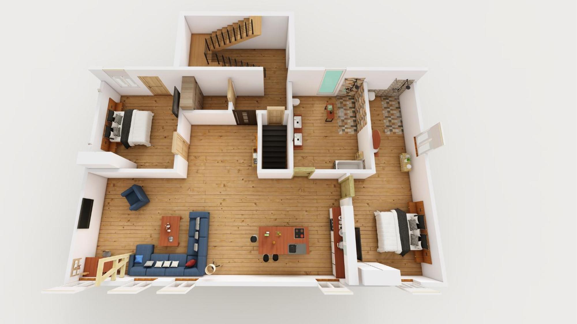 Apartment Harzer Healing Center 2024 Gemuetliche Landhauswohnung Mit Fussbodenheizung,xxl Kochinsel,xxl Regenduschen,modern,hochwertig,persoenlich,vollausgestattet Elbingerode (Saxony-Anhalt)